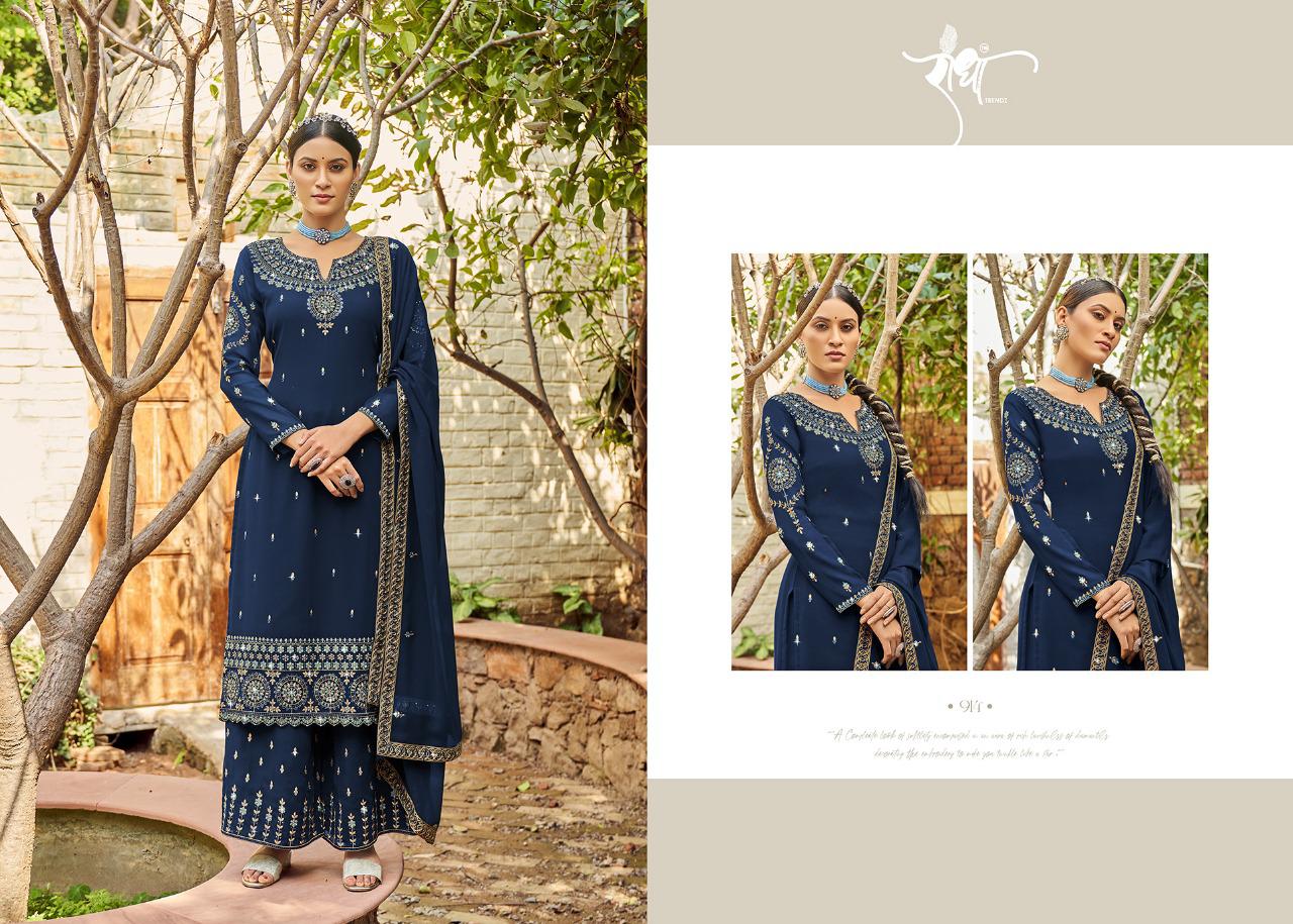 Radha Sakhi Heavy Wedding Wear Georgette Fancy Designer Salwar Suit Collection
